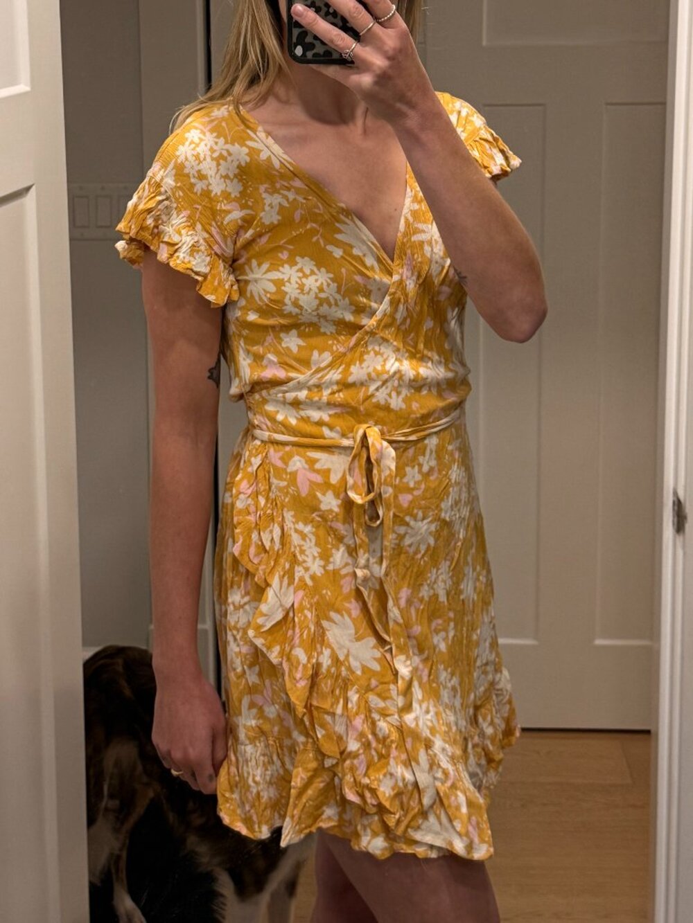 Billabong Wrap Dress Size Small - Picture 8 of 8